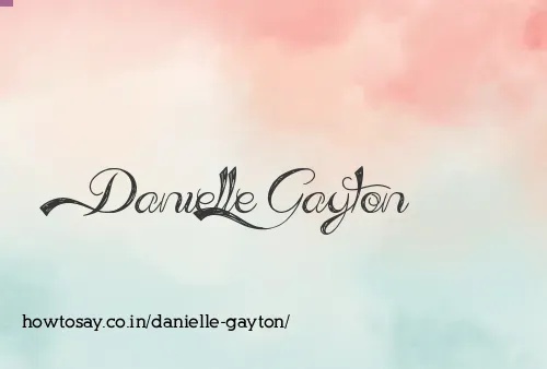 Danielle Gayton