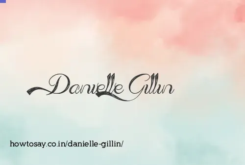 Danielle Gillin