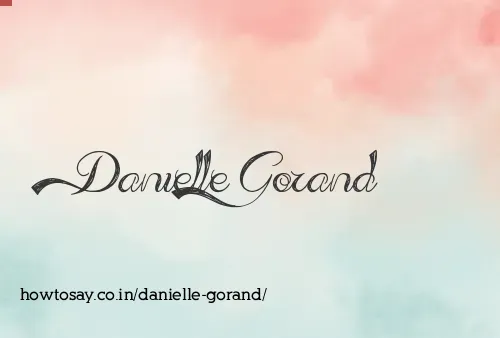 Danielle Gorand