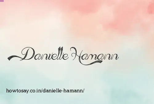 Danielle Hamann