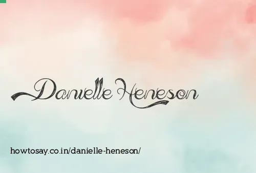Danielle Heneson