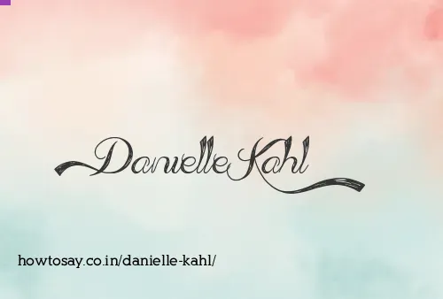 Danielle Kahl
