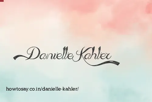 Danielle Kahler