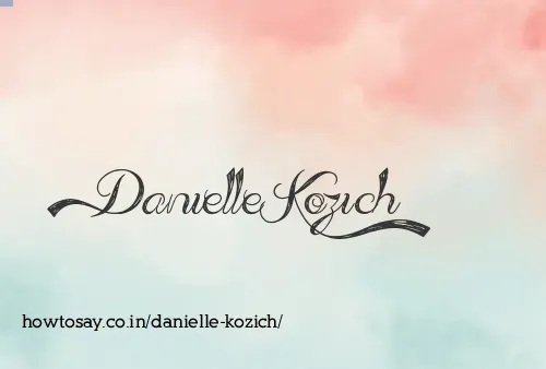 Danielle Kozich