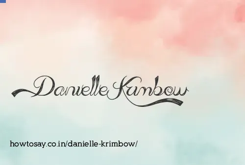 Danielle Krimbow