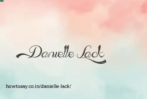 Danielle Lack