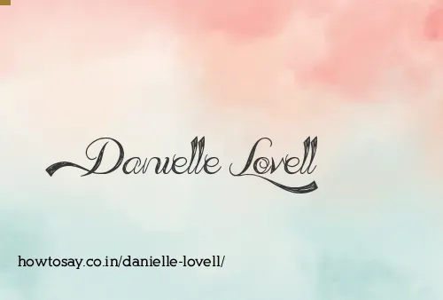 Danielle Lovell
