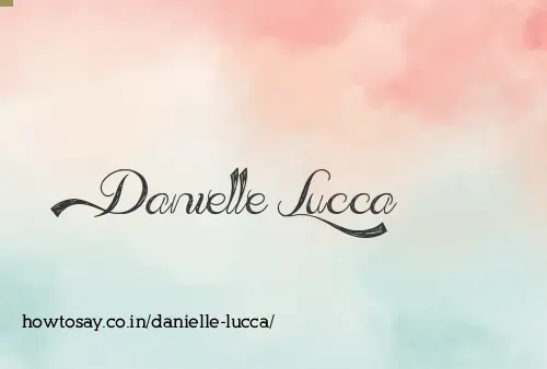 Danielle Lucca