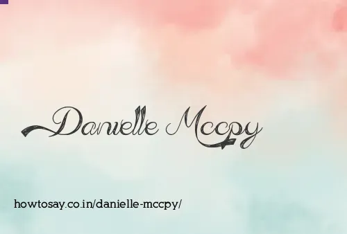 Danielle Mccpy