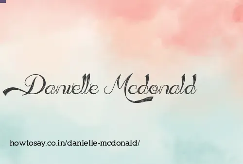 Danielle Mcdonald