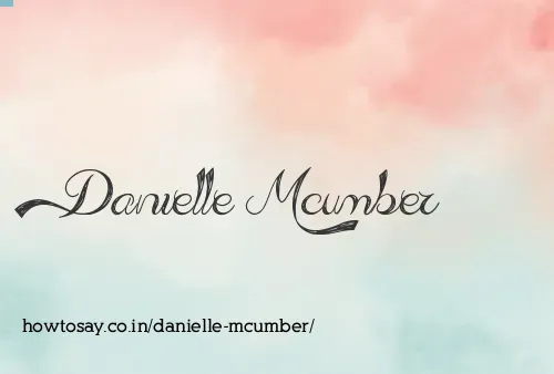 Danielle Mcumber