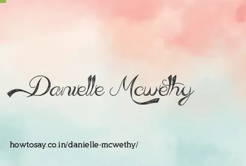 Danielle Mcwethy