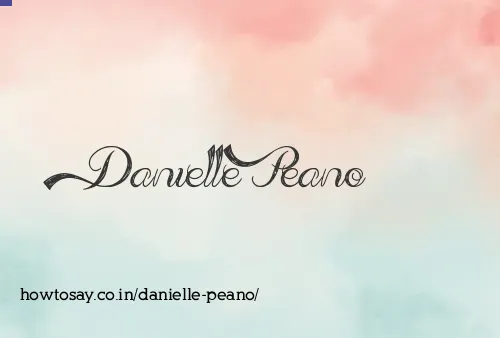 Danielle Peano