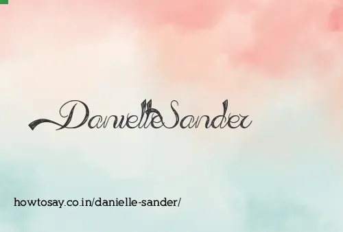 Danielle Sander