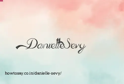 Danielle Sevy