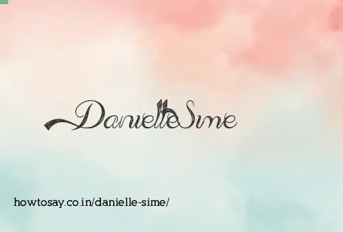 Danielle Sime