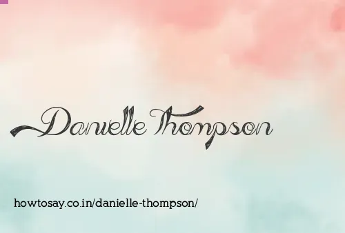 Danielle Thompson