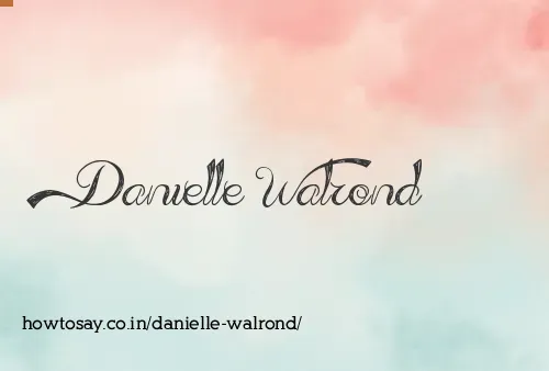 Danielle Walrond