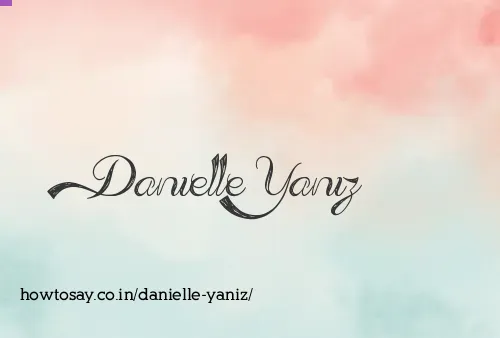 Danielle Yaniz
