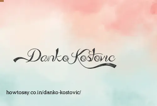 Danko Kostovic