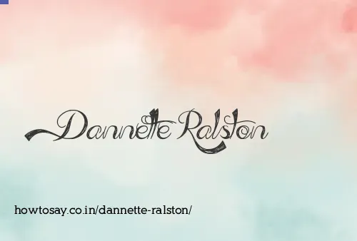 Dannette Ralston