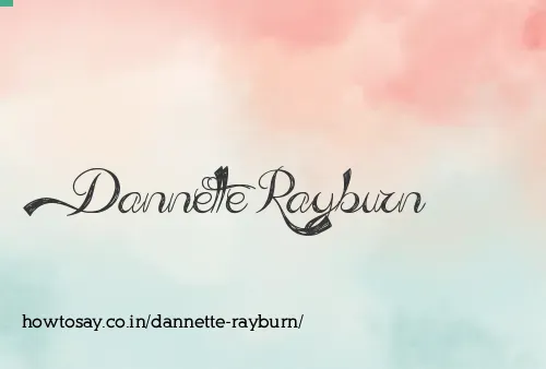 Dannette Rayburn