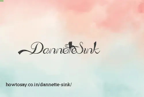 Dannette Sink