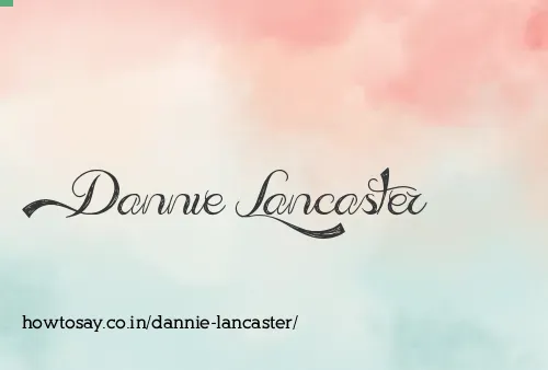 Dannie Lancaster