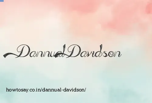 Dannual Davidson