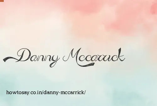Danny Mccarrick