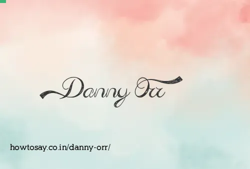 Danny Orr