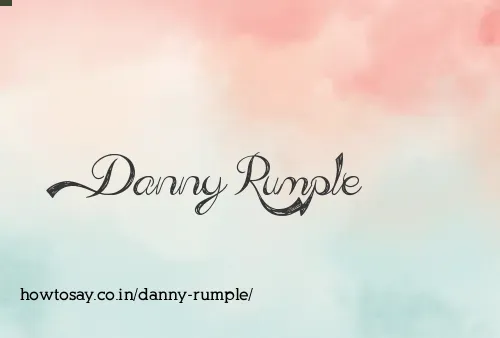 Danny Rumple