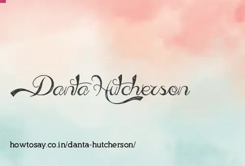 Danta Hutcherson