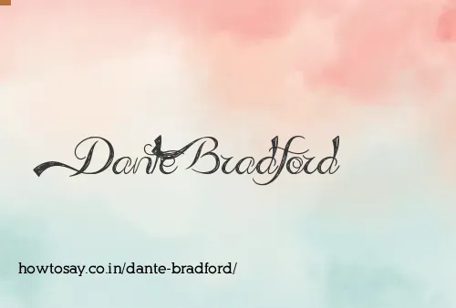 Dante Bradford