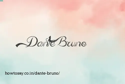 Dante Bruno
