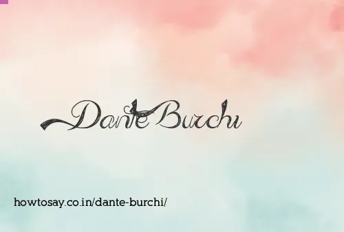 Dante Burchi