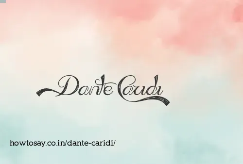 Dante Caridi