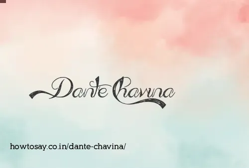 Dante Chavina