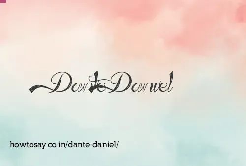 Dante Daniel
