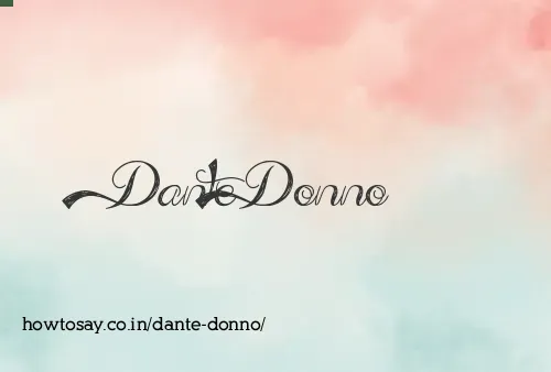 Dante Donno
