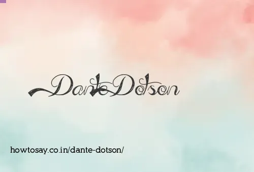 Dante Dotson