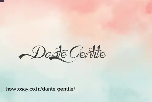 Dante Gentile