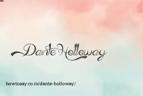 Dante Holloway