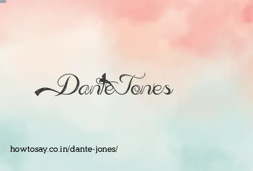 Dante Jones