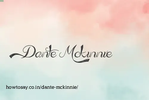 Dante Mckinnie