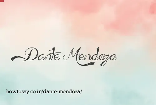 Dante Mendoza