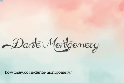 Dante Montgomery