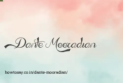 Dante Mooradian