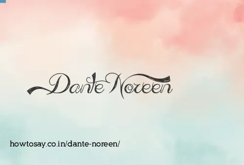Dante Noreen