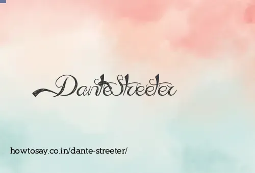 Dante Streeter